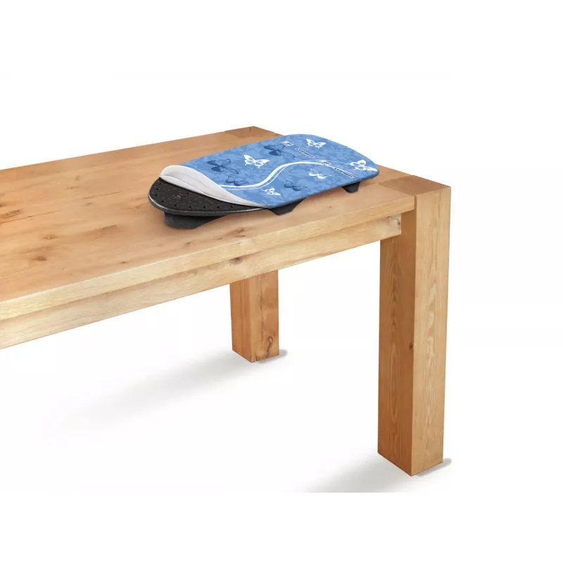 LEIFHEIT Air Board Table Compact Bügelbrett 70x30cm, Thermo-Reflect, Ultra-Leicht EPP, Faltbar, Weiß/Blau