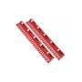 LEIFHEIT Pegasus Wäscheständer-Korbhalterungen (2er-Pack, 50 Clips, Weiß/Blau)
