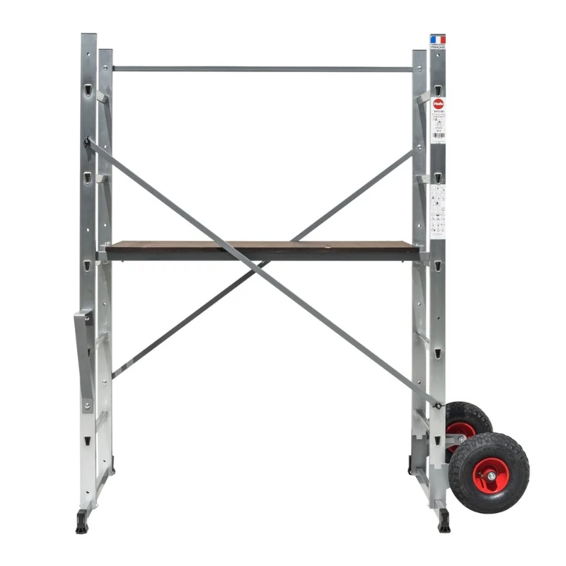 HAILO Gerüst HobbyStep H3 Stahl 2x5 Stufen Faltbare Arbeitsplattform