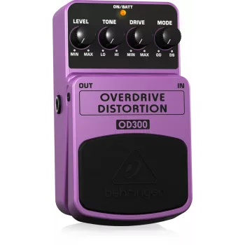 Behringer OD300 Overdrive/Distortion Effektpedal Lila, Schwarz