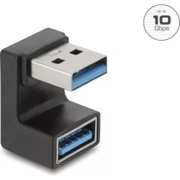 Delock USB 10 Gbps Typ-A Stecker auf Buchse U-Form Adapter