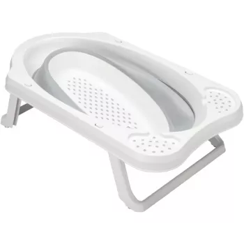 KEEEPER Faltbare Babybadewanne Maja Pure 48x82x23,5 cm Grau