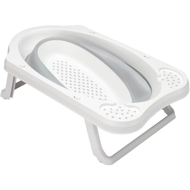 KEEEPER Faltbare Babybadewanne Maja Pure 48x82x23,5 cm Grau