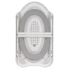 KEEEPER Faltbare Babybadewanne Maja Pure 48x82x23,5 cm Grau