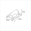 keeeper Toilettentrainer Comfort Zuza Pure Blau 37x28x14 cm