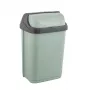 KEEEPER Rasmus 10L Abfalleimer mit Drehdeckel, Grün