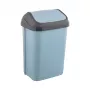 KEEEPER Abfalleimer mit Drehdeckel 25L Swantje 33,5x25,5x53,5cm Blau
