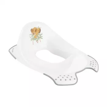keeeper Toilettentrainer mit Antirutsch-Funktion Ewa Lion King 30x40x15cm Weiß