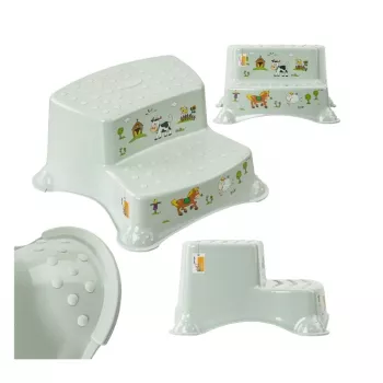KEEEPER Zweistufige Bank Igor Funny Farm 40x37x21 cm Soft Green