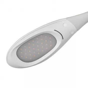 Activejet AJE-RAINBOW 2 LED Schreibtischlampe mit RGB-Basis, flexibler Arm, dimmbar, Touch-Steuerung, 7W Hauptlicht, 350lm, 2800K-6500K, Schwarz