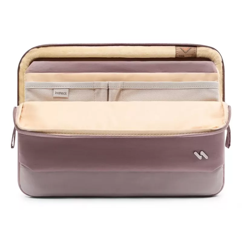 Inateck Laptop-Hülle 13 inch Lila – Schlanke Schutzhülle mit YKK-Reißverschluss für MacBook Air/Pro 13, Surface Laptop, Dell XPS 13