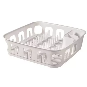 CURVER Geschirrabtropfständer Essentials 39x39x10,1 cm Weiß