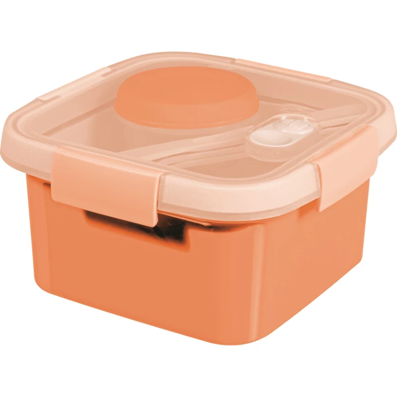 CURVER Lunch Kit Square 1,1L Smart To Go Mix Frischhaltedose