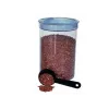 Curver Petlife Runde Haustierfutterschale mit Löffel, 1,7 L, Weiß