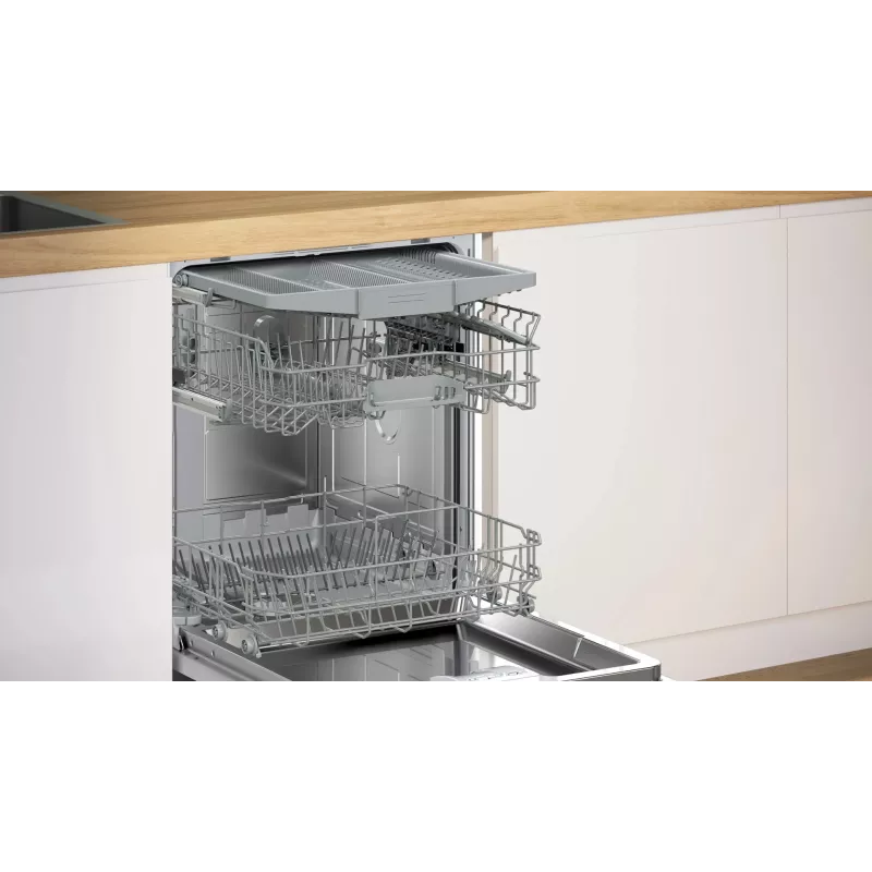 BOSCH SMH4HVX11E vollintegrierter Einbau-Geschirrspüler, 60 cm, 13 Maßgedecke, Wi-Fi, EcoSilence Drive, 44 dB, Energieeffizienzklasse C, VarioHinge