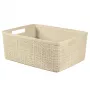 Curver Korb Jute M 12L 36x28x15cm Creme