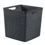 CURVER Korb Jute Quadratisch 17L 28x28x27cm Dunkelgrau
