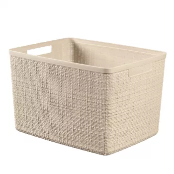CURVER Korb Jute L 20L 36x28x23cm Creme