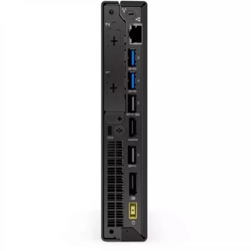 Refurbished Lenovo ThinkCentre M720q Tiny Desktop PC - Intel Core i5-8500T, 8GB DDR4, 256GB NVMe SSD, Windows 11 Pro, Wi-Fi 5, Bluetooth 5.0, Gigabit Ethernet, 1x USB-C, 5x USB-A, 2x DisplayPort, 1x HDMI