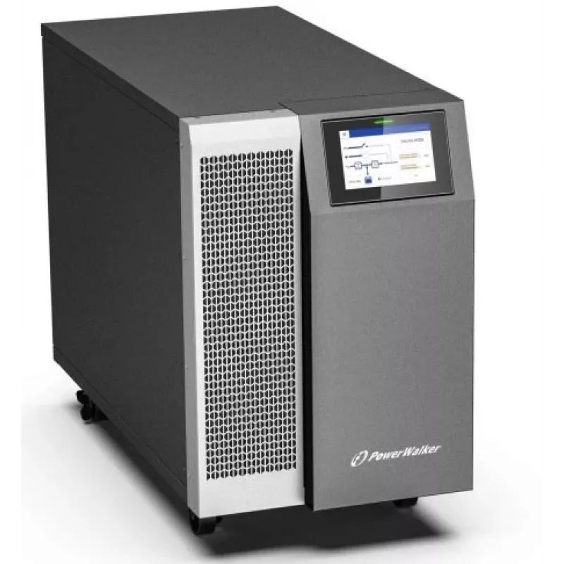 PowerWalker VFI 30K TAP PF1 3/3 BE Online-Doppelwandler-USV, 30kVA/30kW, 3-Phasen-Ein-/Ausgang, Tower, externe Batterien