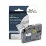 MediaRange Kompatible Brother TZ-FX231/TZe-FX231 Flexible ID Beschriftungsband Kassette 12mm 8m Schwarz auf Weiß