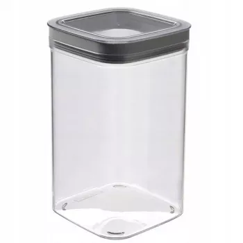 CURVER Dry Cube Quadratischer Lebensmittelaufbewahrungsbehälter 2,3L Transparent/Grau