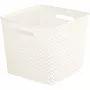 CURVER My Style Quadratischer Aufbewahrungskorb 25L Creme