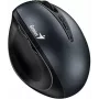 UNITEK Genius Ergo 8300S Kabellose Ergonomische Maus, 1600 DPI, Schwarz/Grau