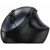 UNITEK Genius Ergo 8300S Kabellose Ergonomische Maus, 1600 DPI, Schwarz/Grau