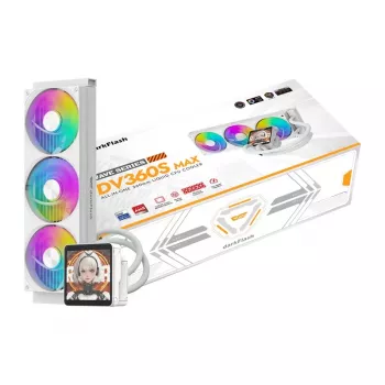 DarkFlash DV360S MAX Weiß 360mm ARGB AIO Liquid CPU Kühler