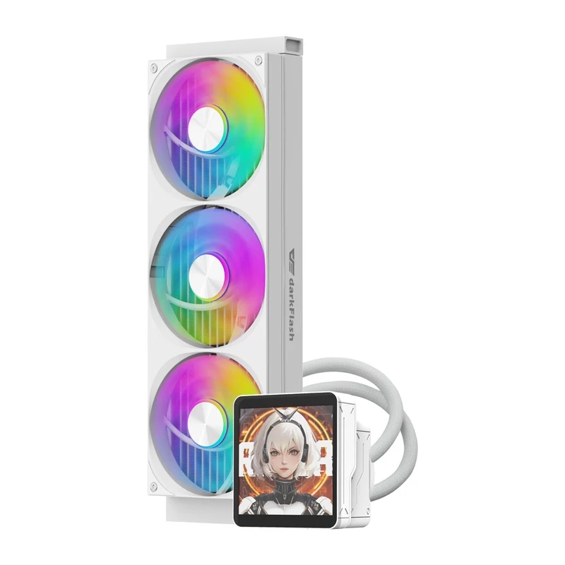 DarkFlash DV360S MAX Weiß 360mm ARGB AIO Liquid CPU Kühler