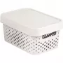 CURVER Infinity Recycled 4,5L Aufbewahrungsbox mit Deckel, Weiß