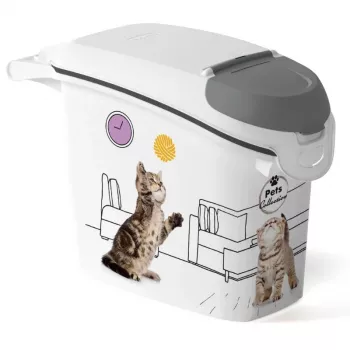 CURVER Pets Life Hunde- & Katzenfutter-Aufbewahrungsbehälter 6 kg 15 L luftdicht 23x50x36 cm