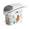 CURVER Pets Life Hunde- & Katzenfutter-Aufbewahrungsbehälter 6 kg 15 L luftdicht 23x50x36 cm