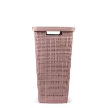 CURVER Wäschebox Jute 58L Pink 43x34x60cm