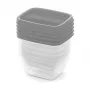 CURVER Vedo Aufbewahrungsbox-Set 5x0,25 L Transparent Grau