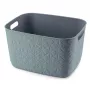 CURVER Softex L Aufbewahrungskorb 19L rechteckig Petrol gewebte Textur