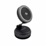 Evelatus Qi2 25W Magnetisches Kabelloses Auto-Ladegerät mit AutoSpring Spiralkabel USB-C 1,2m Schwarz