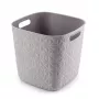 CURVER Softex quadratischer Aufbewahrungskorb 15L Kreideweiß 27,9x27,9x26,9cm