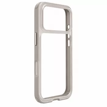 Evelatus Apple iPhone 17 Pro LiveCase Hybrid Hülle Stand PC+TPU Silber