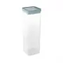 CURVER Kara Vorratsbehälter für trockene Lebensmittel 2,4L Transparent/Petrol Airtight BPA-Free