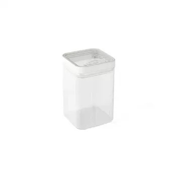 CURVER Kara Vorratsbehälter für trockene Lebensmittel 1,2L Transparent/Weiß
