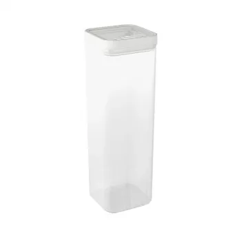 CURVER Kara Vorratsbehälter für trockene Lebensmittel 2,4L Transparent/Weiß