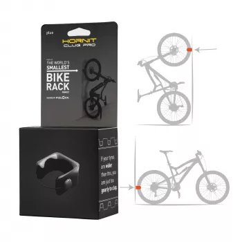 Hornit CLUG PRO MTB Plus Fahrrad-Aufbewahrungssystem – Schwarz, XXL (passend für 2,3 inch-3,3 inch Reifen) 7765PCP