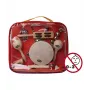 Stagg CPK 01 Junior Akustik-Schlagzeug für Kinder, 3-teiliges Shell Pack mit Snare und Crash-Becken, Pappel-Kessel, Schwarz