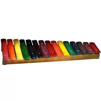 Stagg XYLO-J15 RB Xylophon, 15 Palisander-Stäbe, C5-A6 diatonisch, mit Schlägeln und Tasche