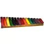 Stagg XYLO-J15 RB Xylophon, 15 Palisander-Stäbe, C5-A6 diatonisch, mit Schlägeln und Tasche