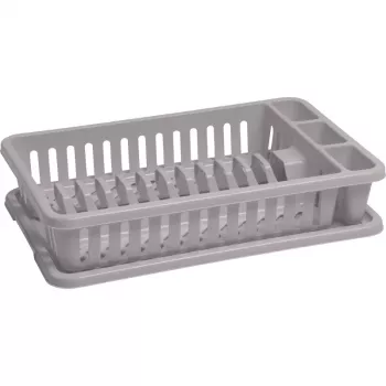 CURVER Geschirrabtropfgestell 26,5x42x8,8 cm Grau