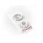 LEIFHEIT Eierschneider Combi – 2-in-1 Eierschneider und Eierachtelteiler, Weiß