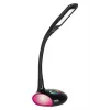 Activejet AJE-VENUS RGB Schwarz LED Schreibtischlampe mit RGB-Basis, 7W Hauptlicht, 3W RGB-Basis, 400lm, 3000K/4500K/6000K, Touch-Steuerung, Flexibler Arm